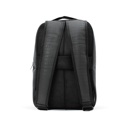 Mochila de Piel con Textura de Cocodrilo PE1003