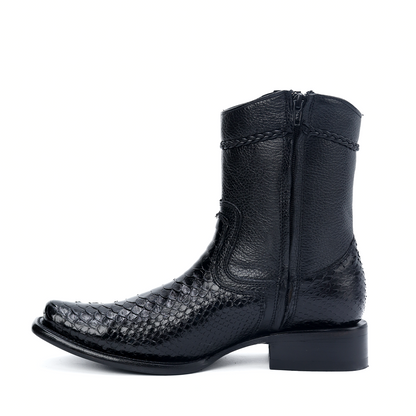 Botín Imperial en Piel de Python Brillante PE130 