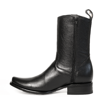 Botín Ébano en Piel de Res PL207 