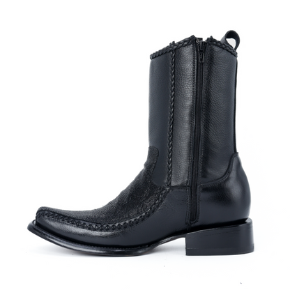 Sultan Boot in Shiny Python Leather PL126
