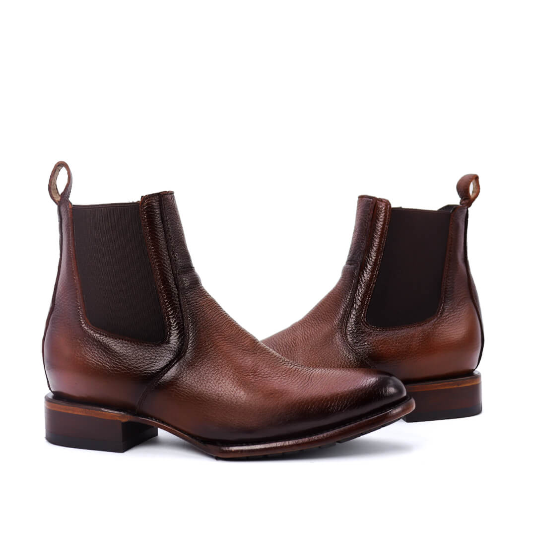 Botín Charro en Piel de Venado PL115 