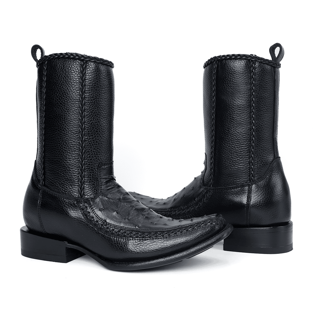 Botín Sultán en Piel de Avestruz PL125 