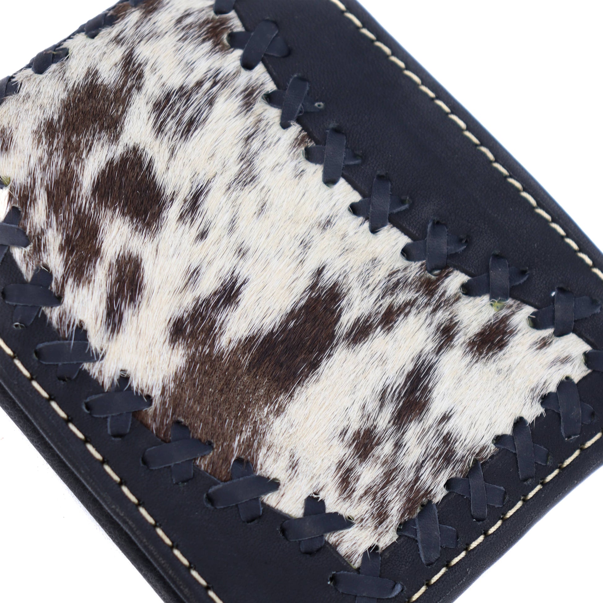 Cartera Vaquera de Piel de Res Brandy PE704 