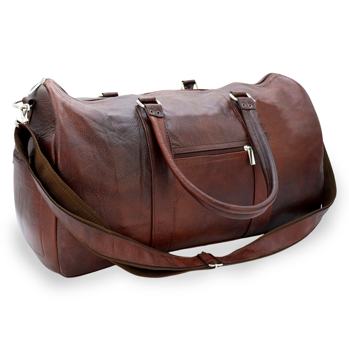 PE 420 Genuine Cowhide Leather Suitcase