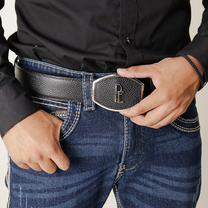 PE470 leather cowboy belt
