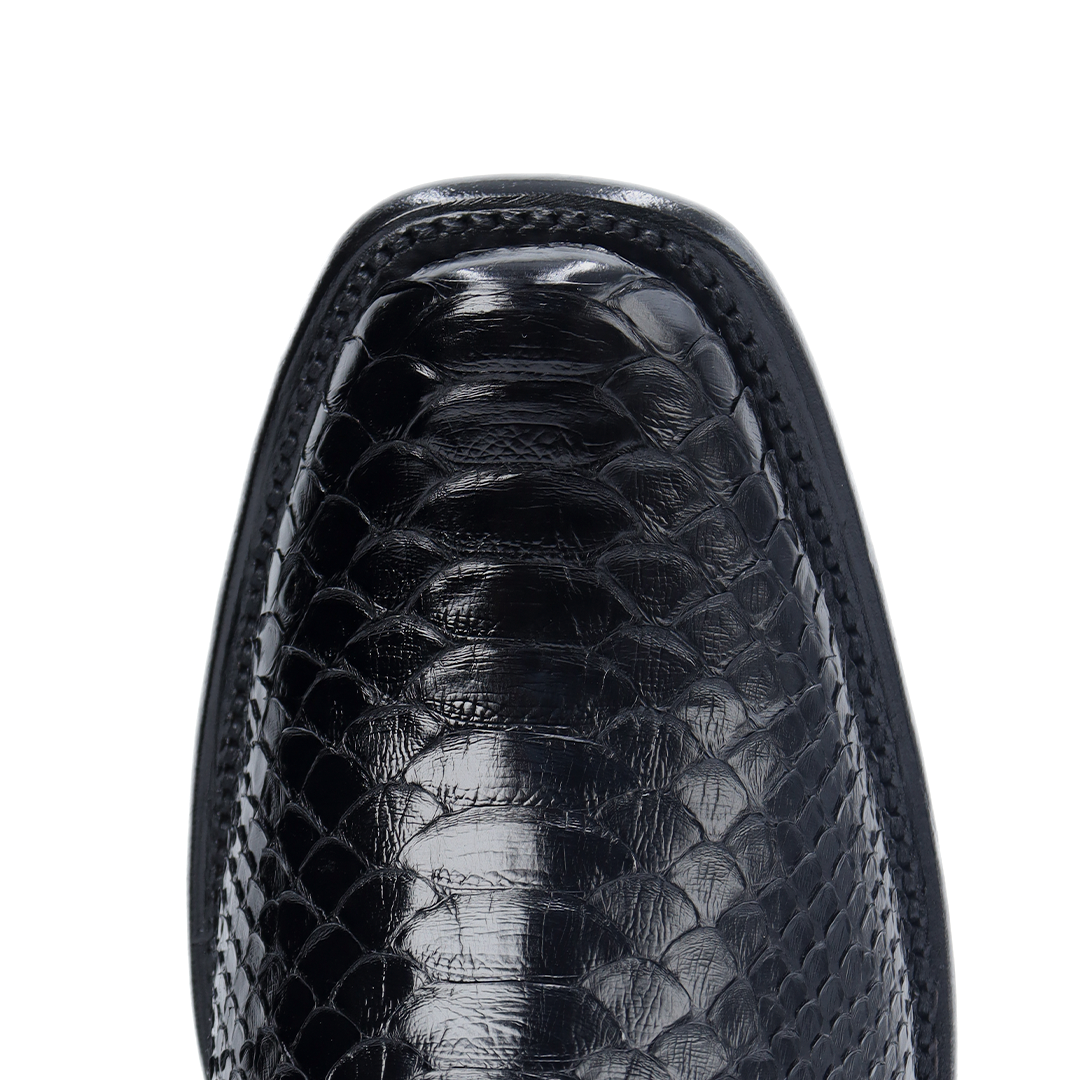 Botín Imperial en Piel de Python Brillante PE130 