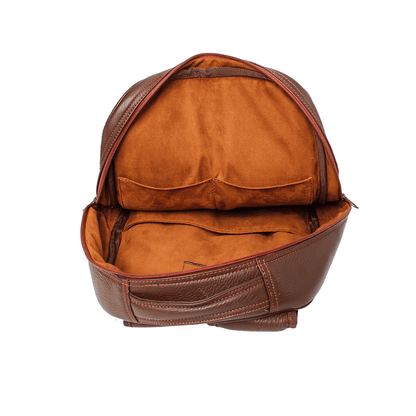 Mochila de Piel con Textura de Cocodrilo PE1003