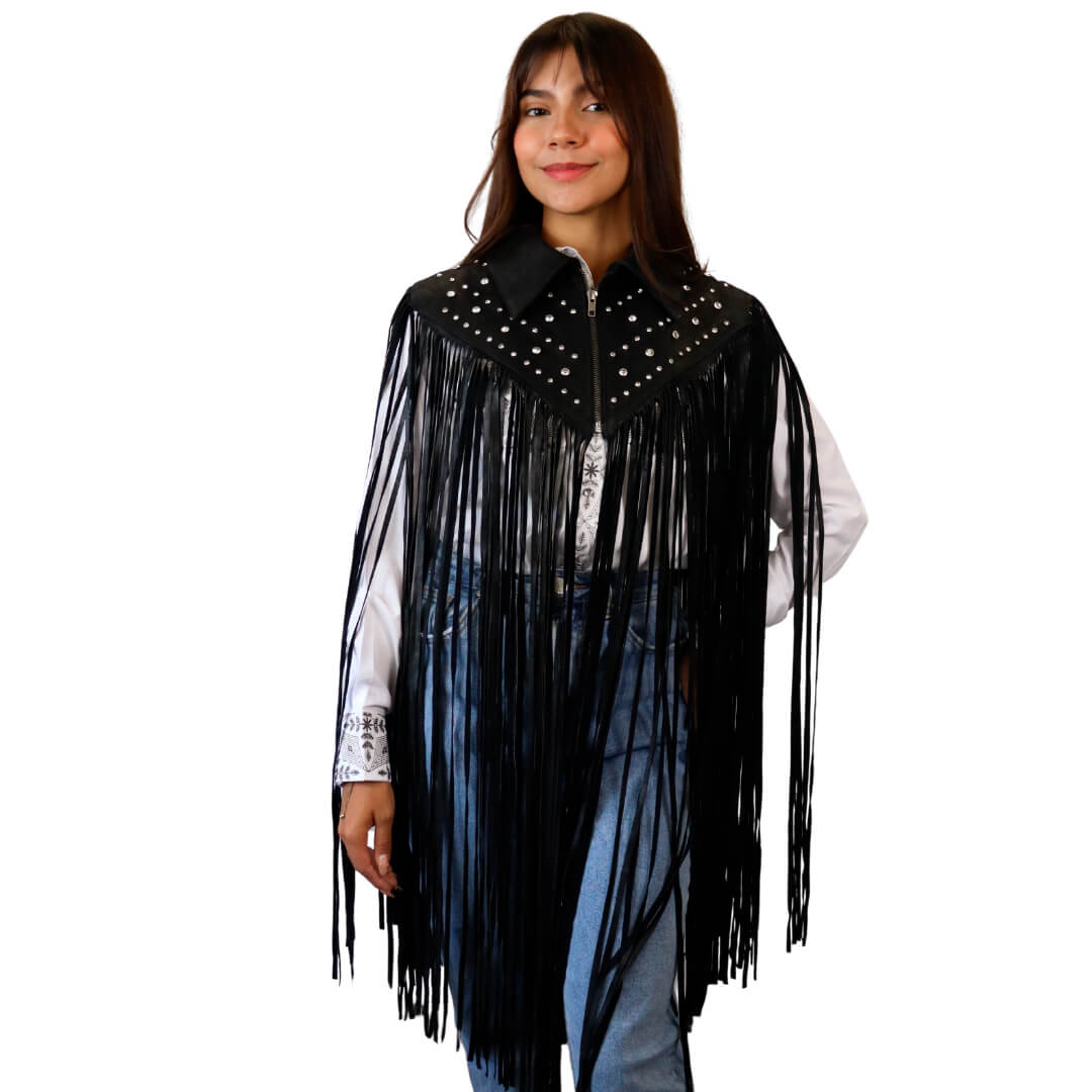 Poncho de piel para dama PWR451