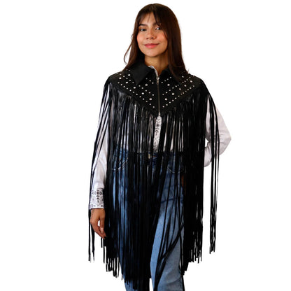 Poncho de piel para dama PWR451