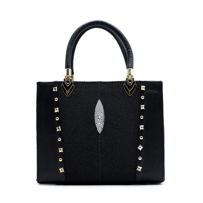 Bolso de Mano de Piel de Mantarraya PE468 