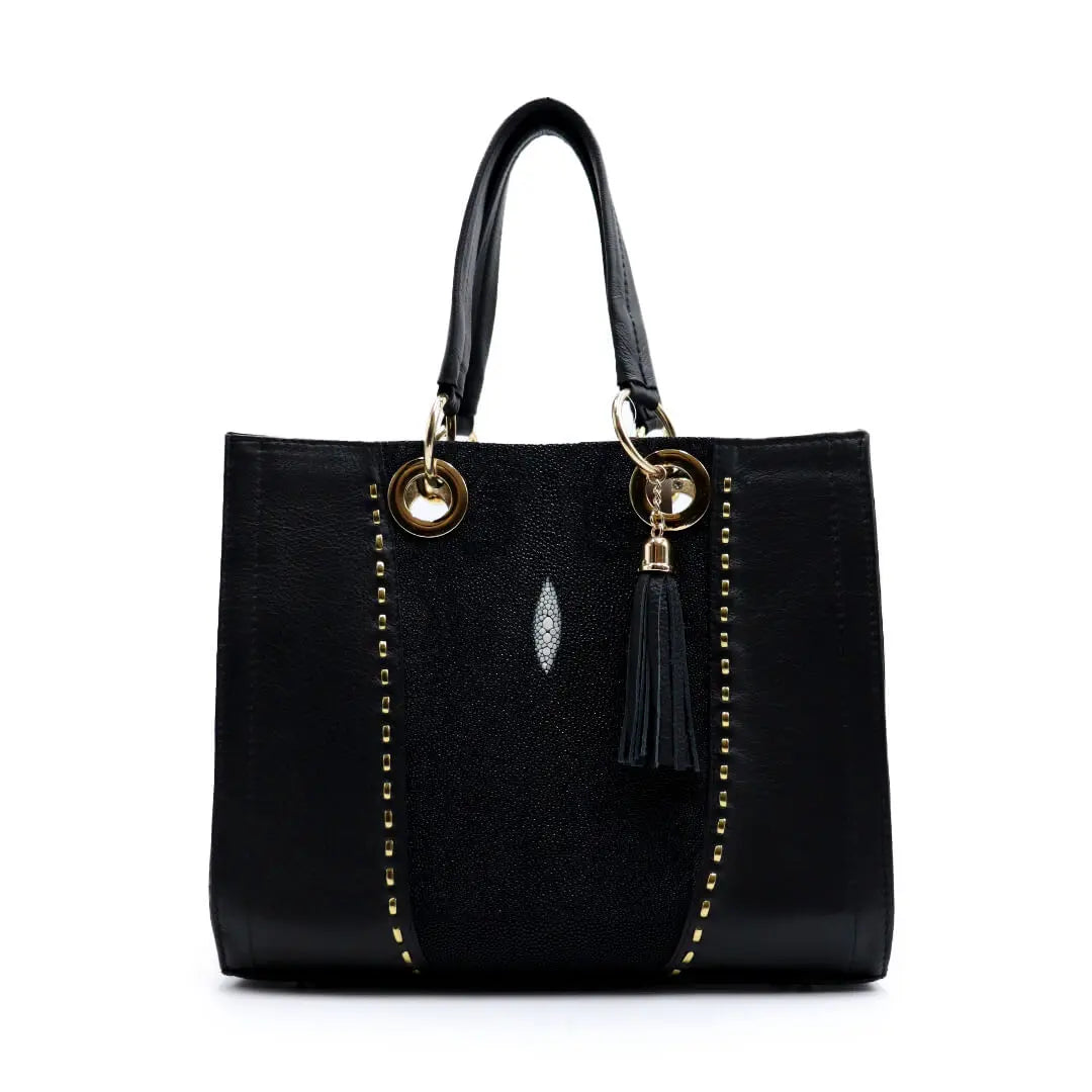 Bolso de Mano de Piel de Mantarraya PE469 