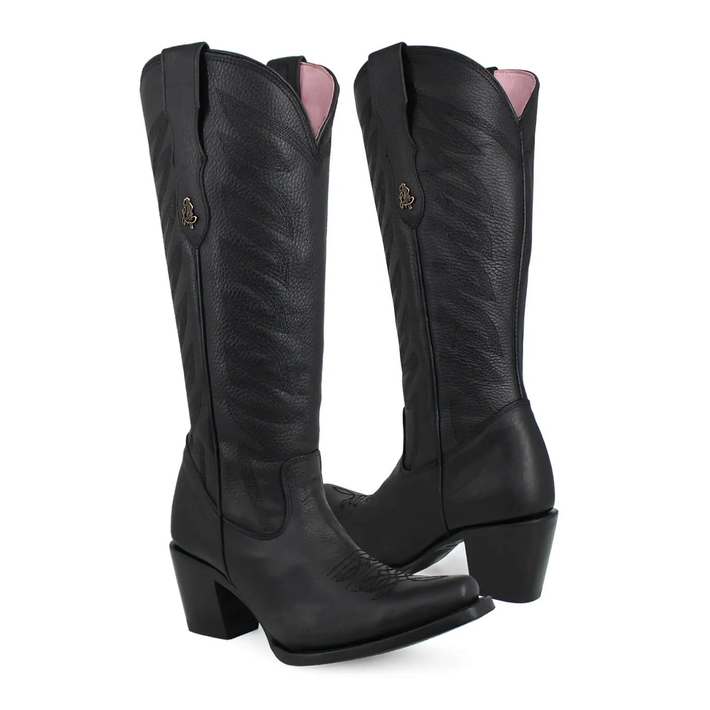 Bota Bandida de piel original PE301  3300.00