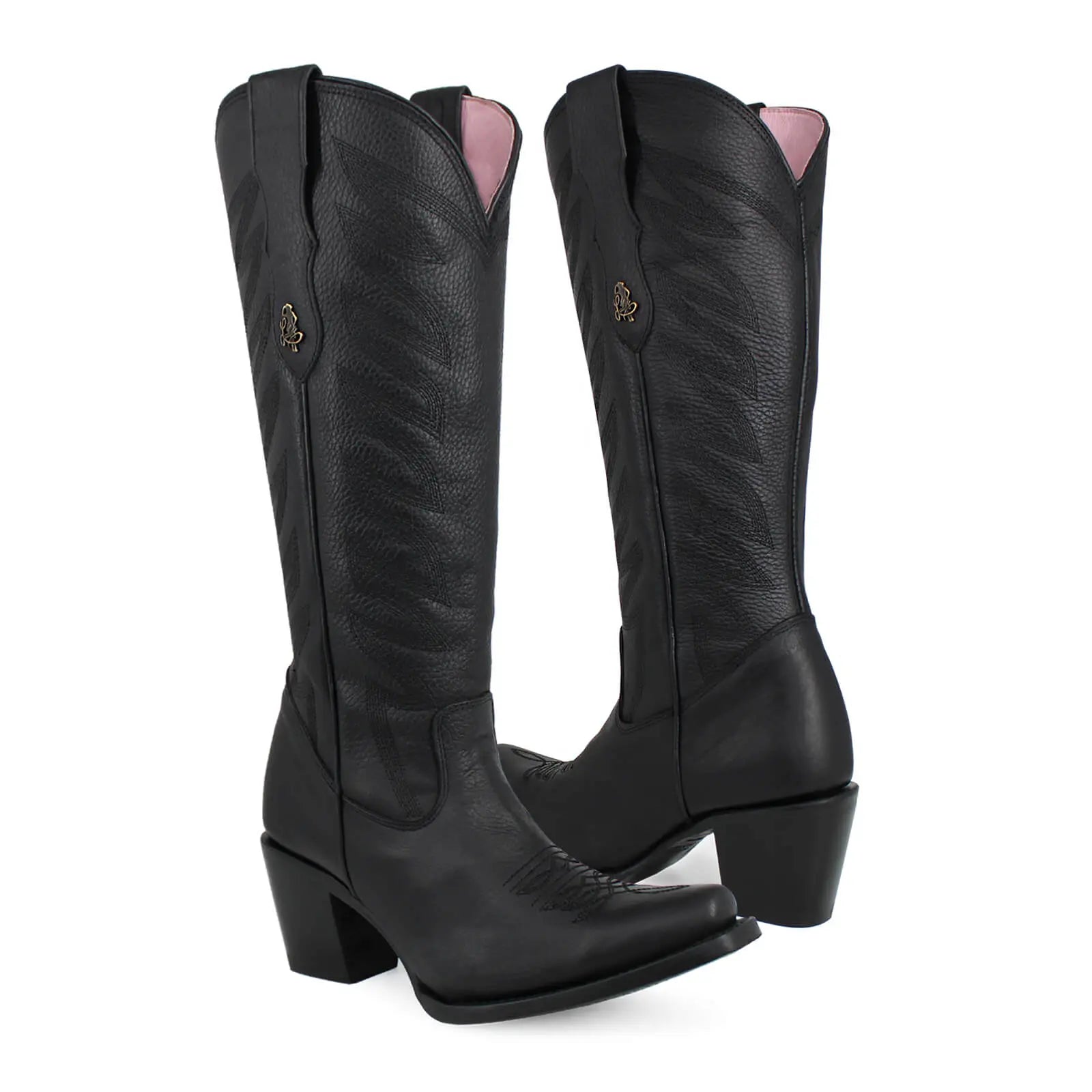 Bota Bandida de piel original PE301  3300.00