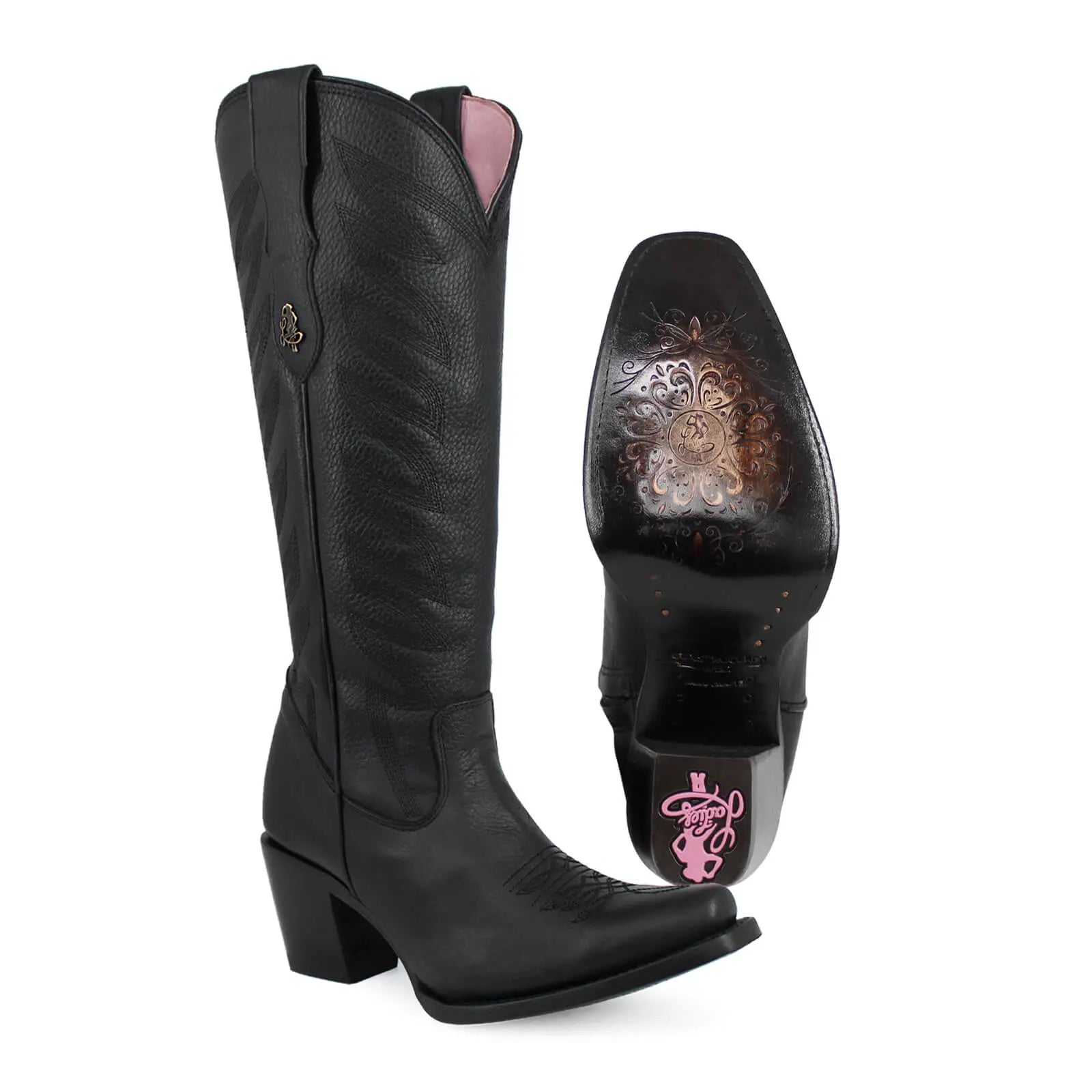 Bota Bandida de piel original PE301 