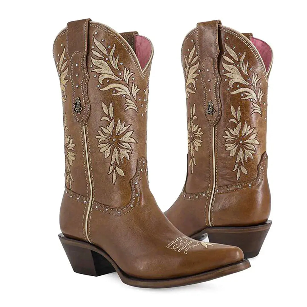 Bota Gloria de piel original PE306  3000.00