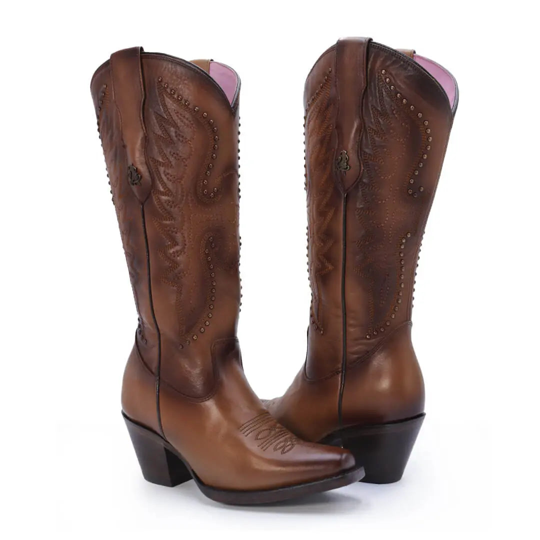 Bota Liberty alta de piel original PE308  3500.00