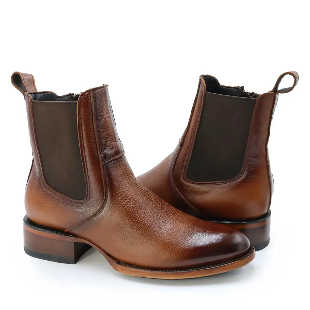 Botín Oro de piel original PL102  2790.00