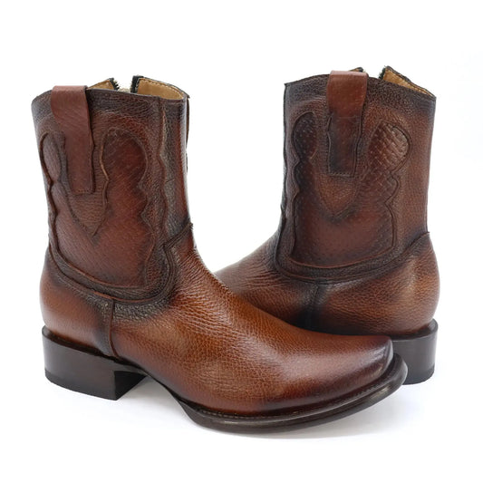 Botín esmeralda de piel original PL106  1890.00