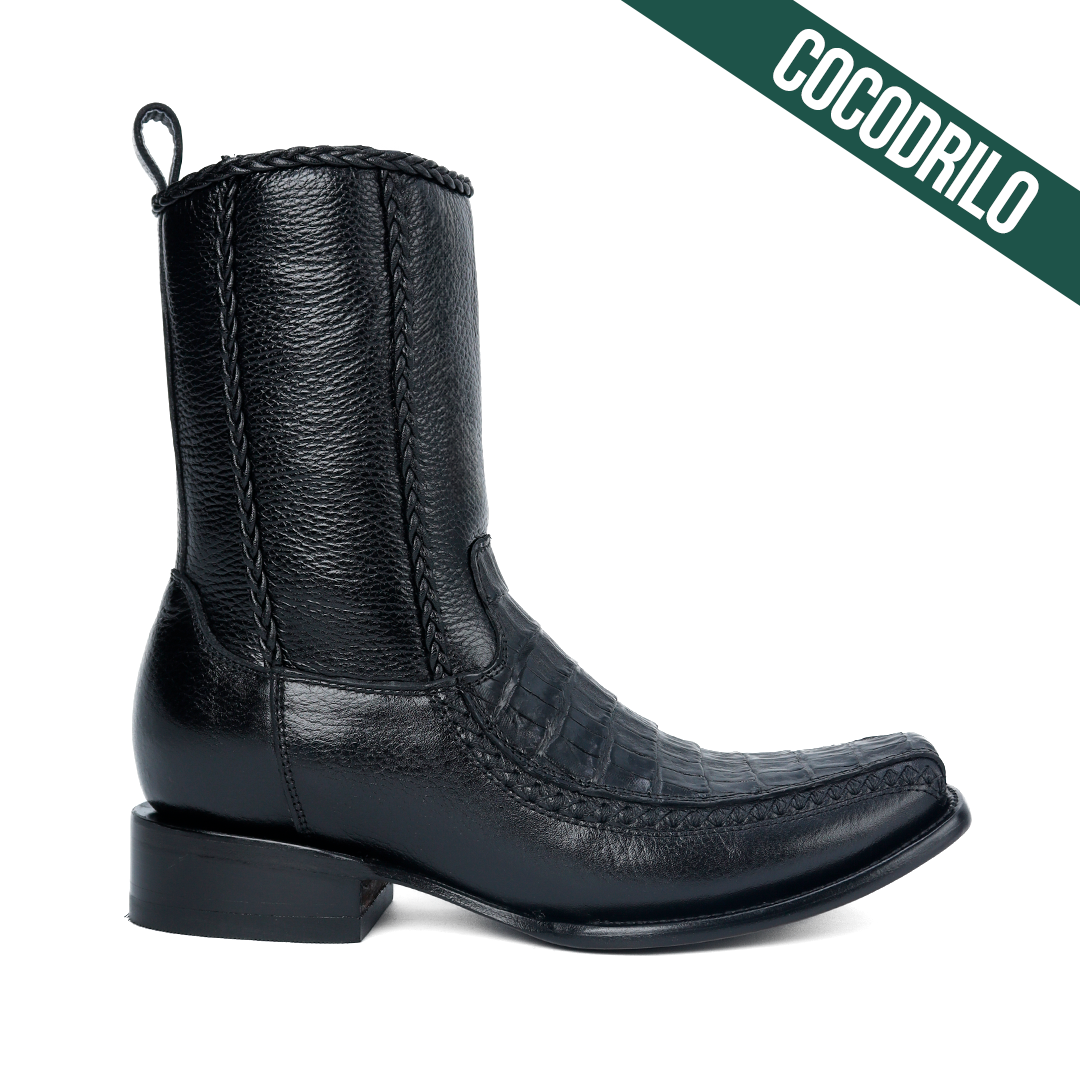 Botín Sultán en Piel de Cocodrilo PL124 