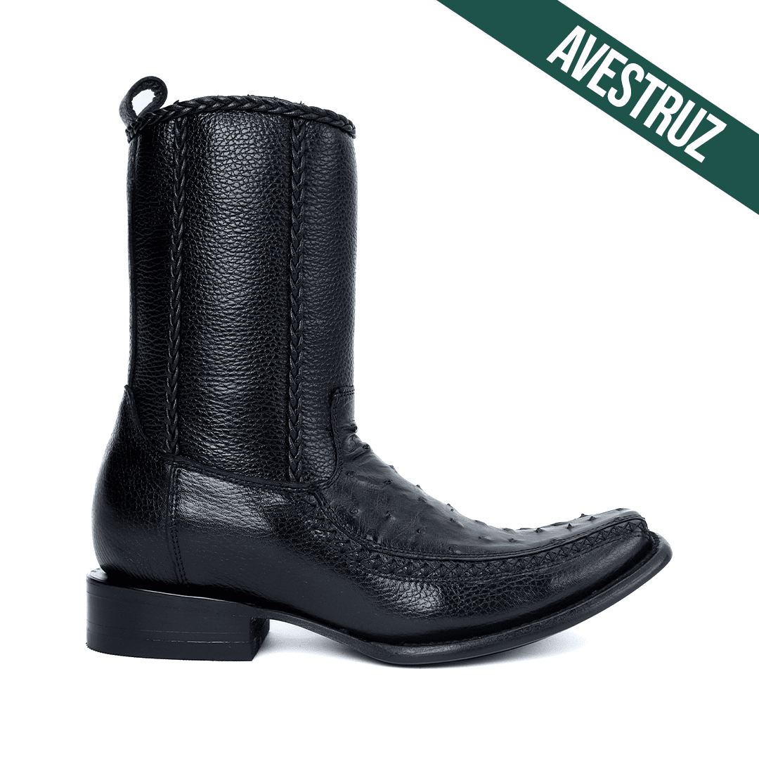 Botín Sultán en Piel de Avestruz PL125 