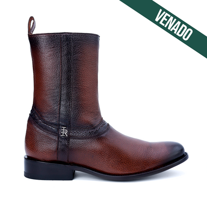 Botín Oval en Piel de Venado PL116 