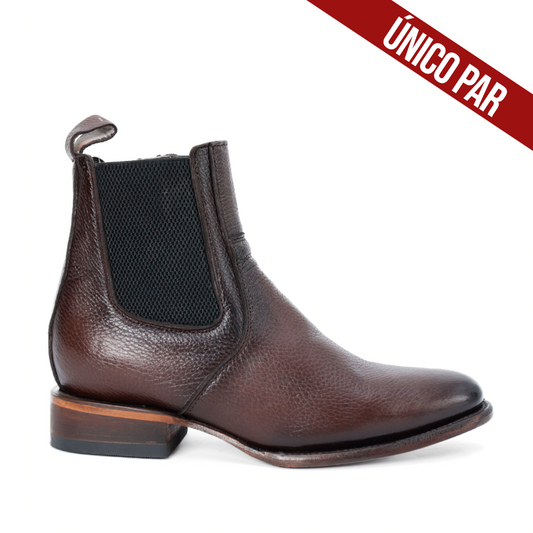 Botín Oval en Piel de Venado - Liquidación