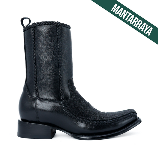 Sultan Boot in Shiny Python Leather PL126