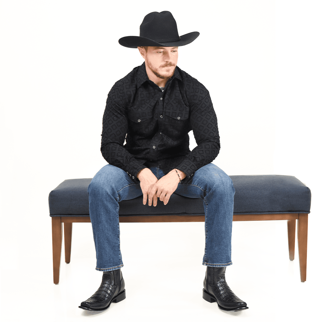 Botín Sultán en Piel de Cocodrilo PL124 