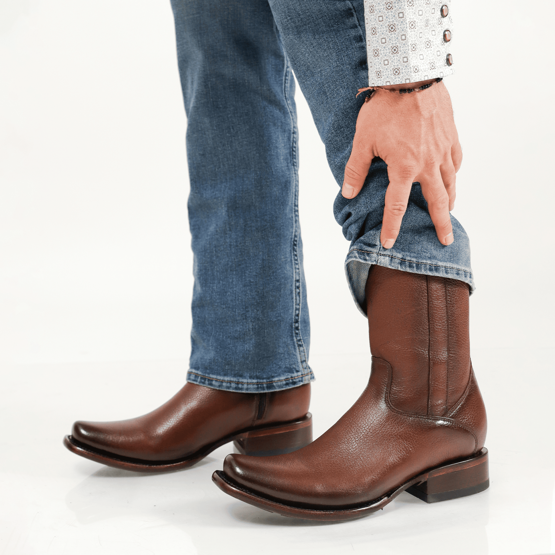 Botín Ébano en Piel de Venado PL113 