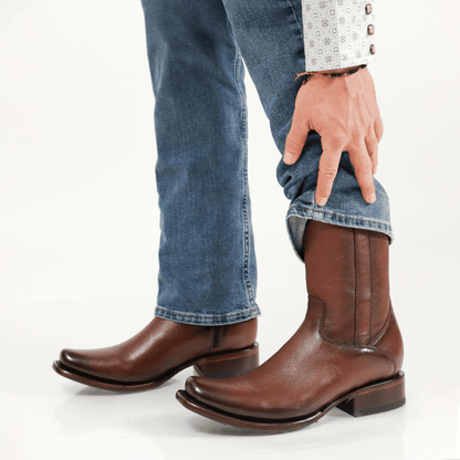 Botín Ébano en Piel de Venado PL113 