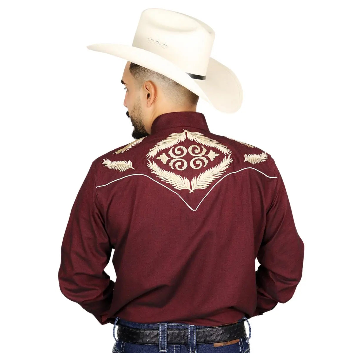 Camisa vaquera Bordado Pluma PE508 