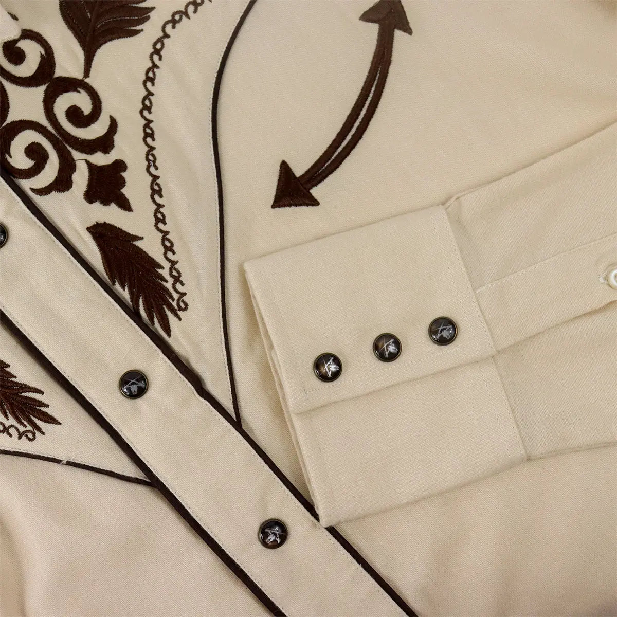 Camisa vaquera Bordado Pluma PE509 