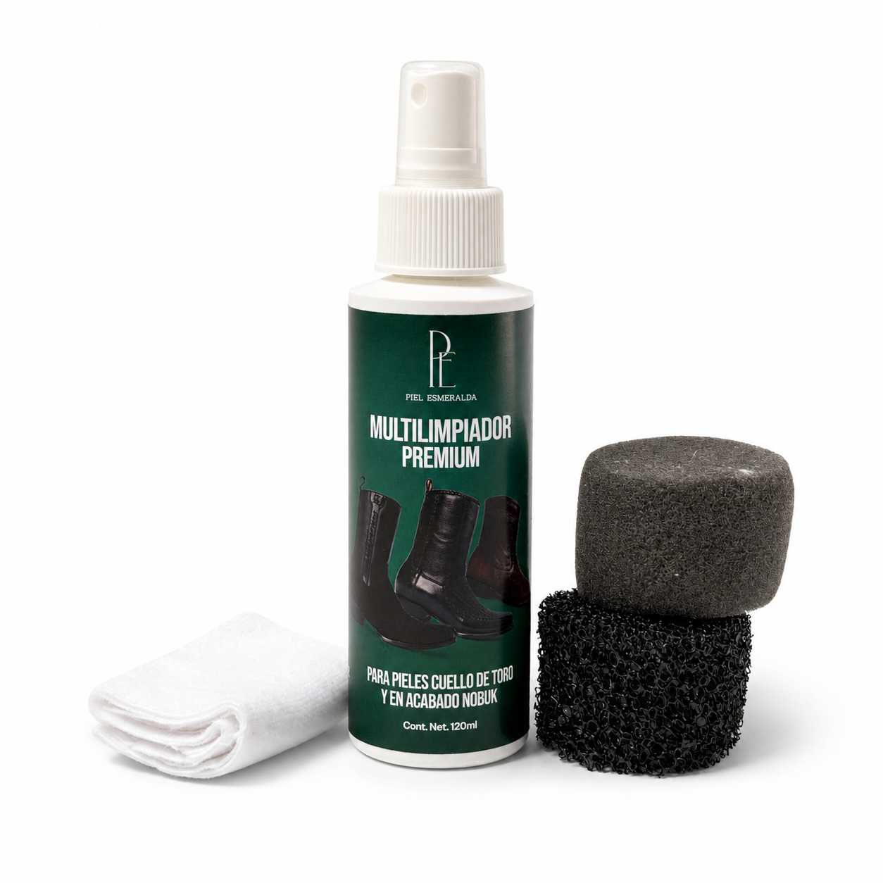 Multilimpiador Premium para Pieles Cuello De Toro y en Acabado Nobuk