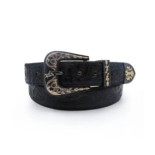 Cinto de piel auténtica PE420 - Piel Esmeralda