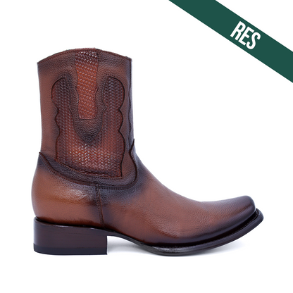 Botín Esmeralda en Piel de Res PL206 