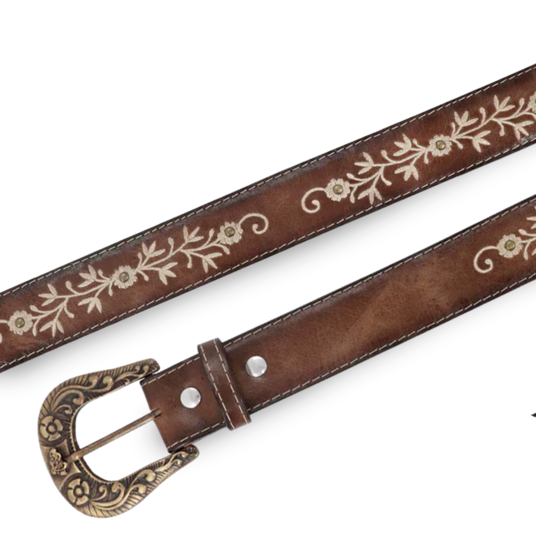 Leather belt for women PE311