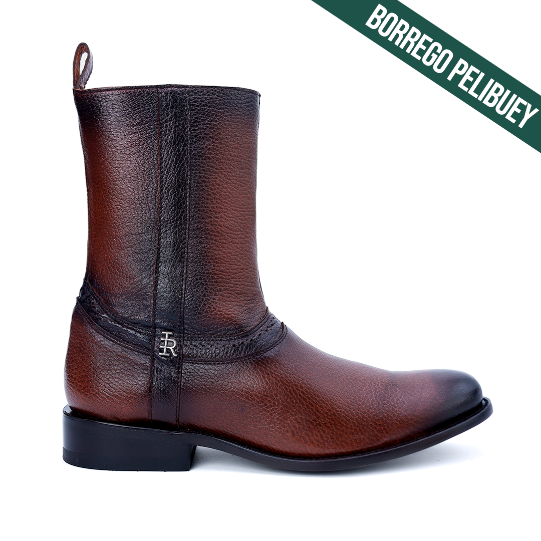 Botín Oval en Piel PL116