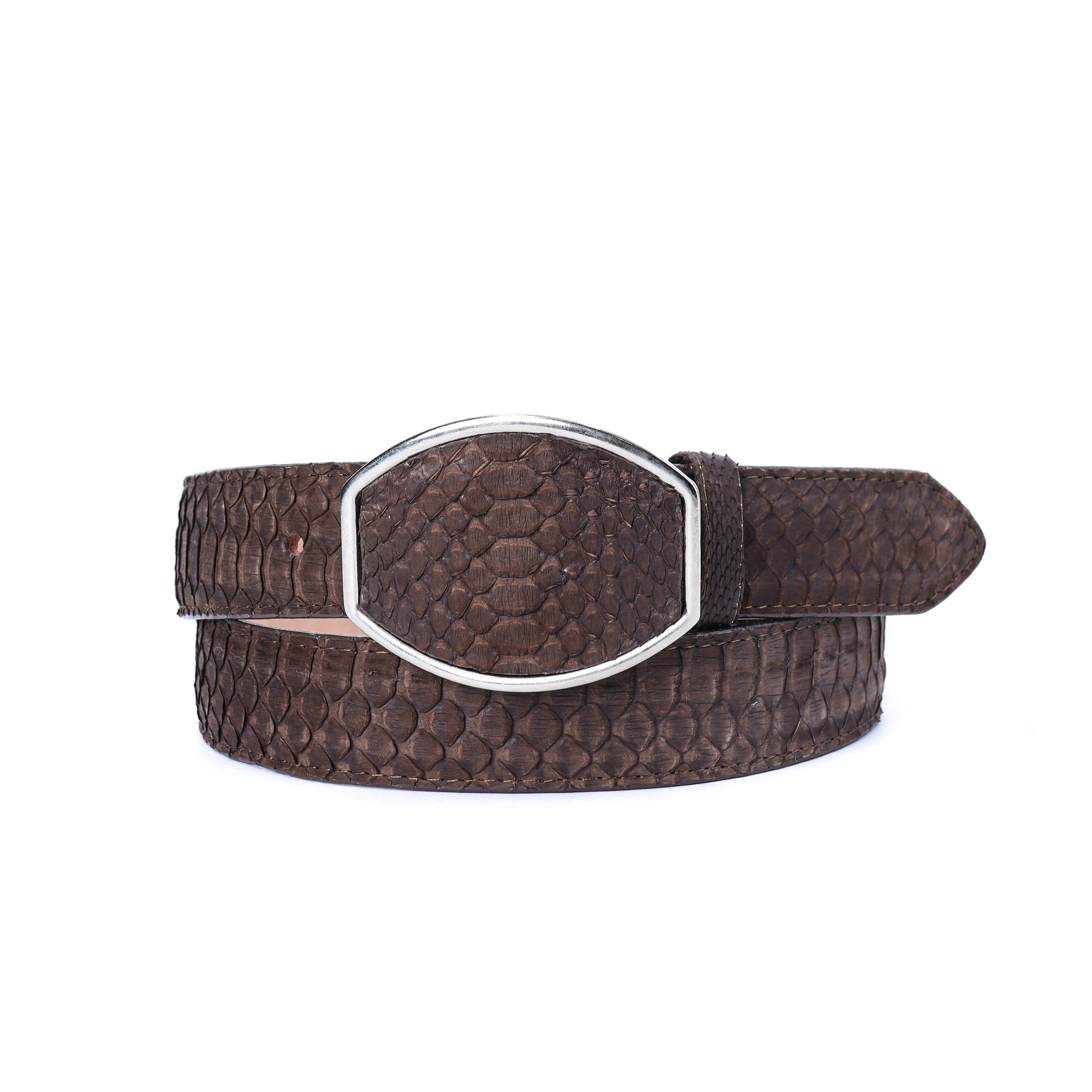 Cinto exótico python PE442  990.00