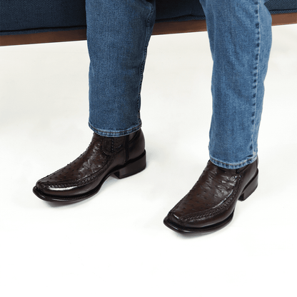 Botín Sultán en Piel de Avestruz PL125 